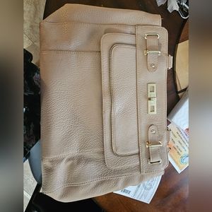 Olivia and Joy cream handbag